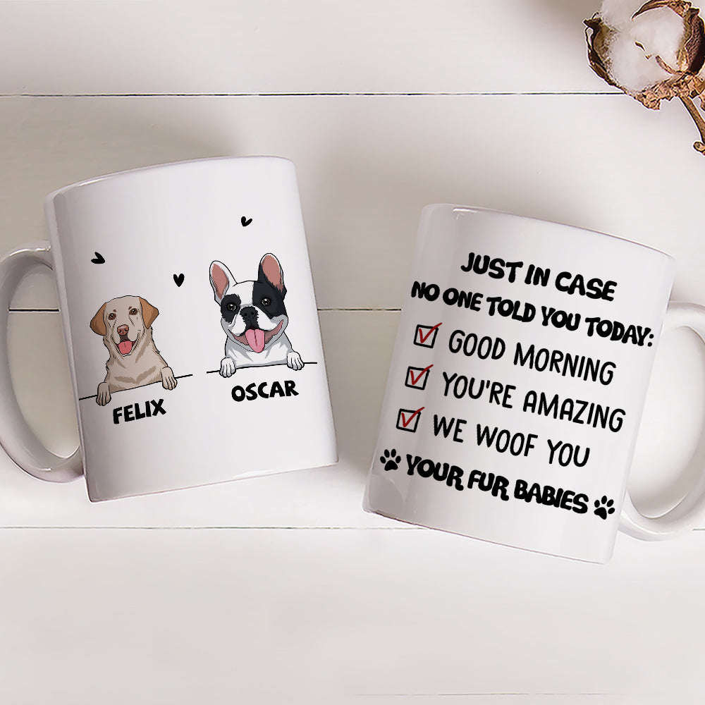 Just In Case - Customizable Personalized Coffee Mug for Pet Lovers