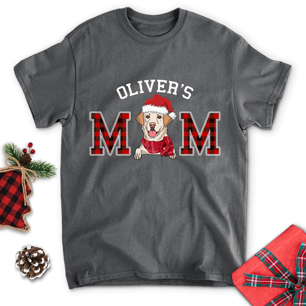 Personalized Christmas Dog Dad/Mom Unisex T-shirt - Ideal Gift for Pet Lovers