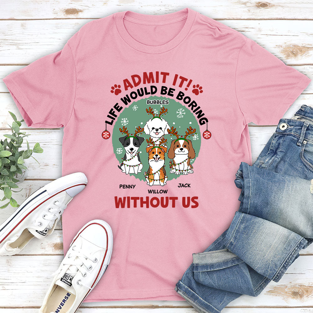 Unisex Personalized 'Can't Be Boring' Pet Lover T-shirt