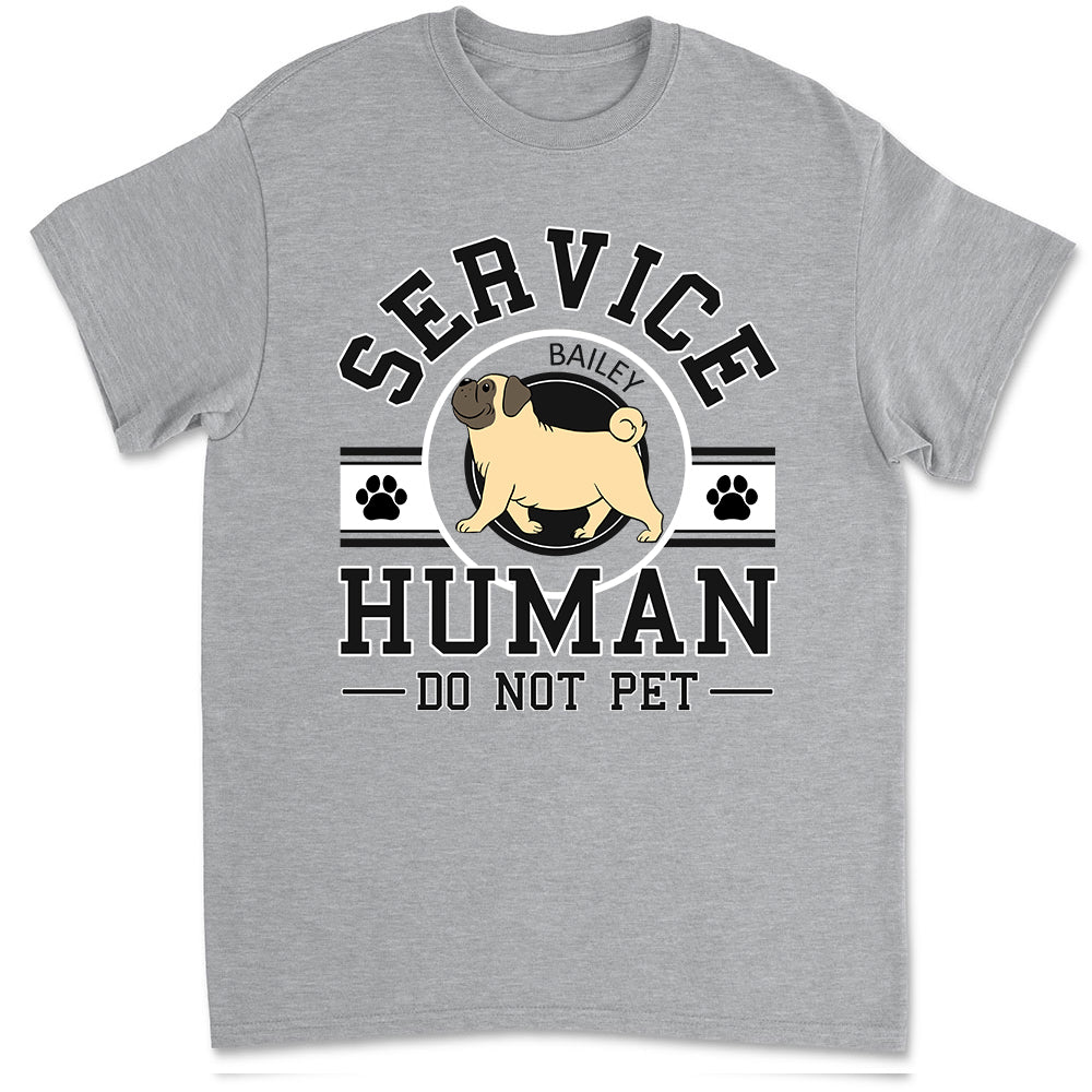 Personalized Service Human Logo Unisex T-shirt - Ideal Gift for Pet Lovers