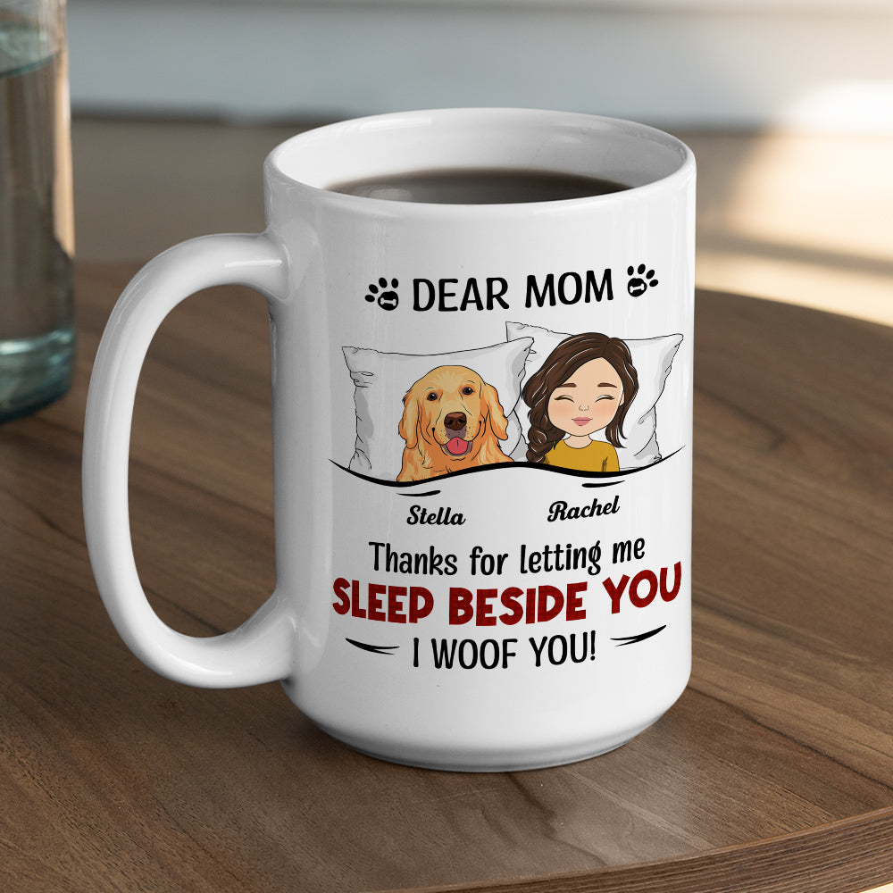Personalized Sleep Beside You 3 Custom Coffee Mug - Ideal Gift for Loved Ones