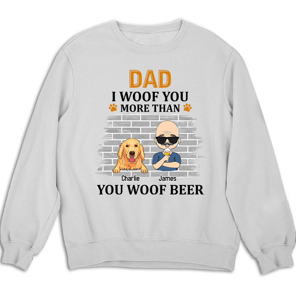 Tail-Wagging Personalized Custom Sweatshirt for Pet Lovers
