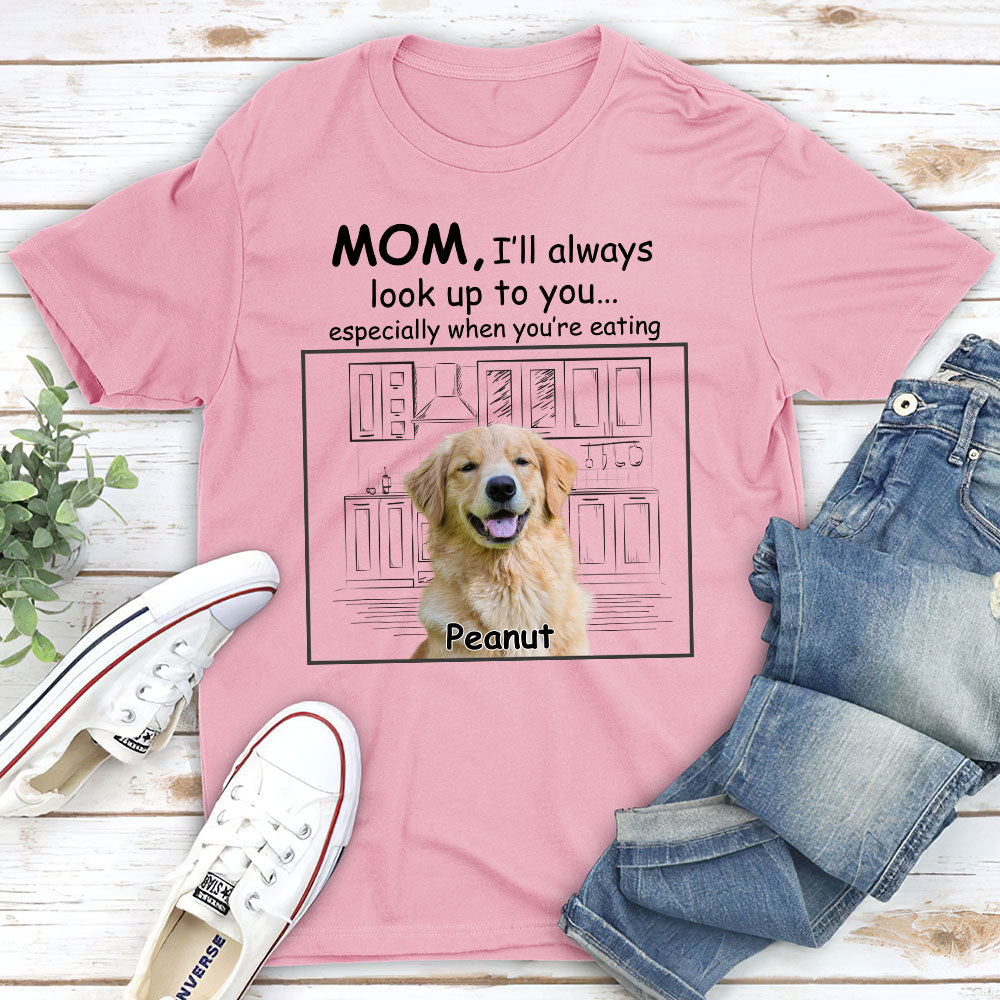 Look Up - Customizable Unisex Personalized T-shirt for Pet Lovers