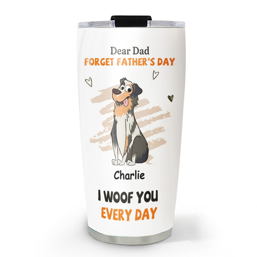 Daily Woof - Personalized Custom Tumbler for All Occasions
