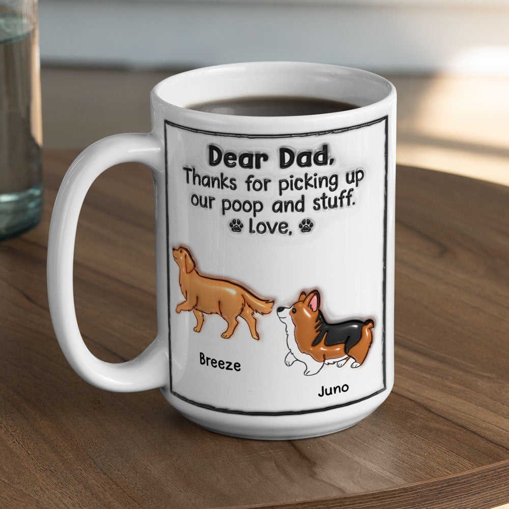 Love And Licks - Customizable 3D Inflated Personalized Ceramic Mug