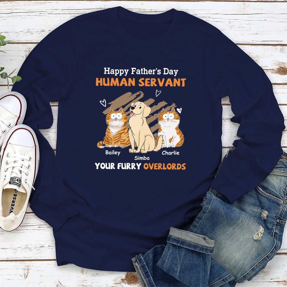My Servant - Customizable Personalized Long Sleeve T-shirt for Pet Lovers