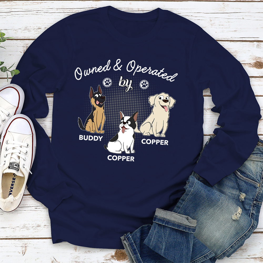 Personalized Custom Long Sleeve T-shirt for Pet Lovers