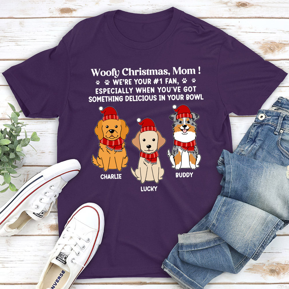 Top Mom's Fan - Personalized Custom Unisex Pet Lover T-shirt