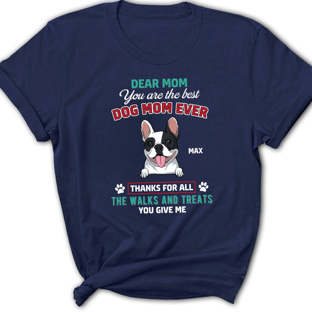 Personalized Custom Women's 'For All The Walks' T-shirt - Ideal Gift for Pet Lovers