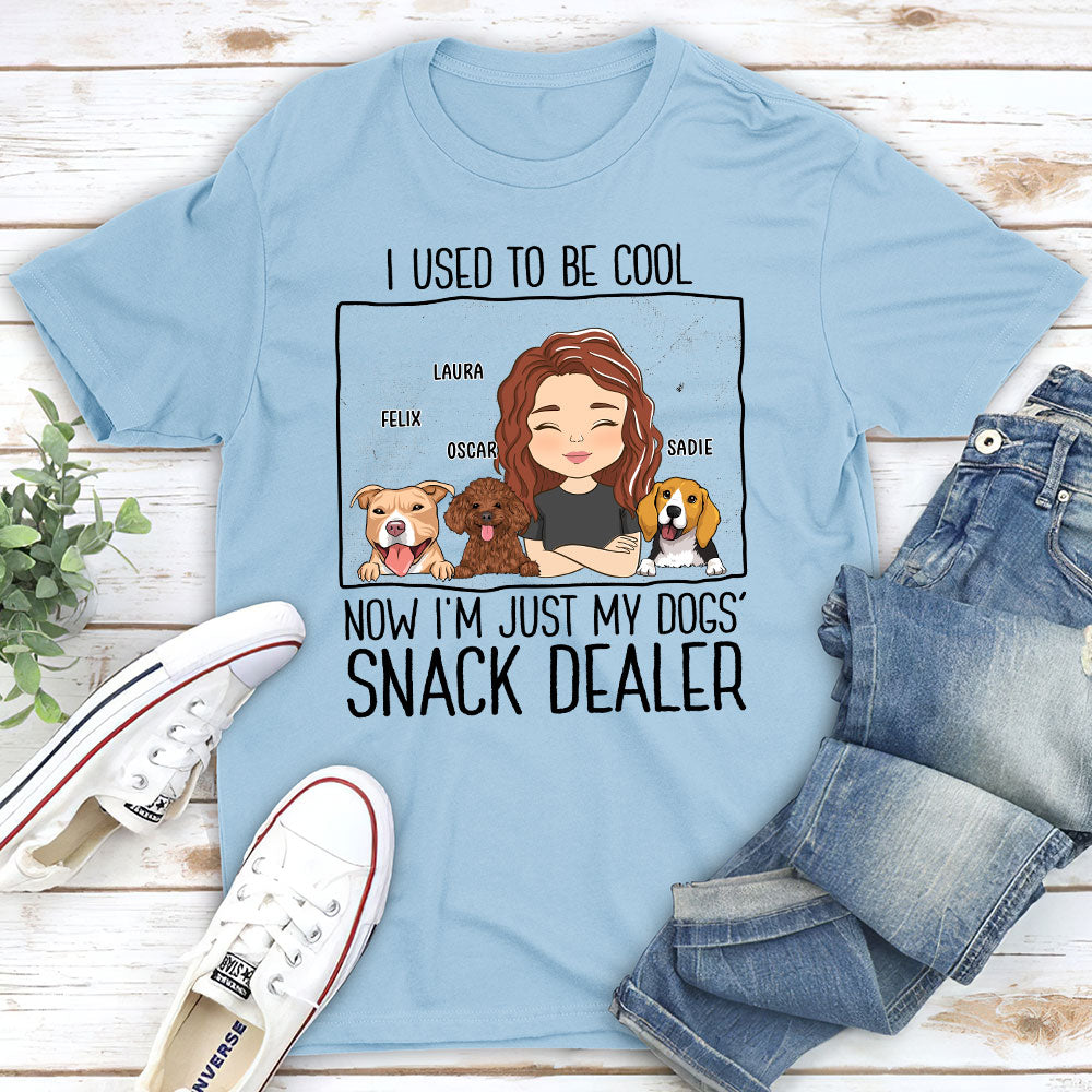 Personalized Unisex 'Just A Snack Dealer' T - shirt: Ideal Gift for Pet Lovers