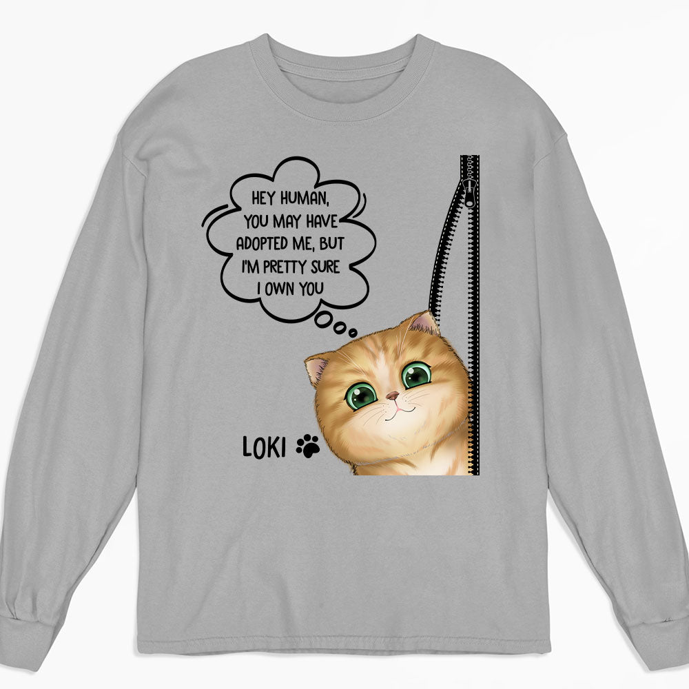 Personalized Custom Long Sleeve T-shirt - Ideal Gift for Pet Lovers