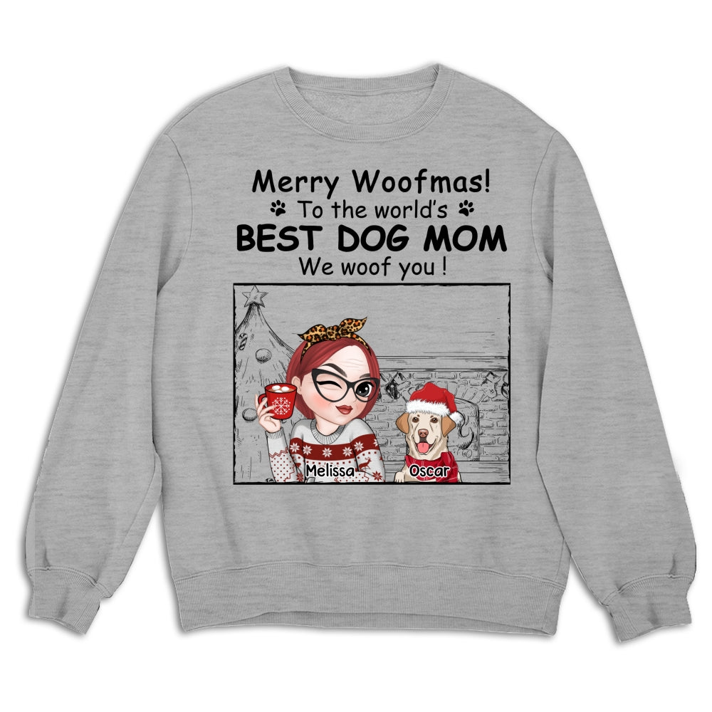 Top - Selling Personalized Christmas Sweatshirt for Dog Moms