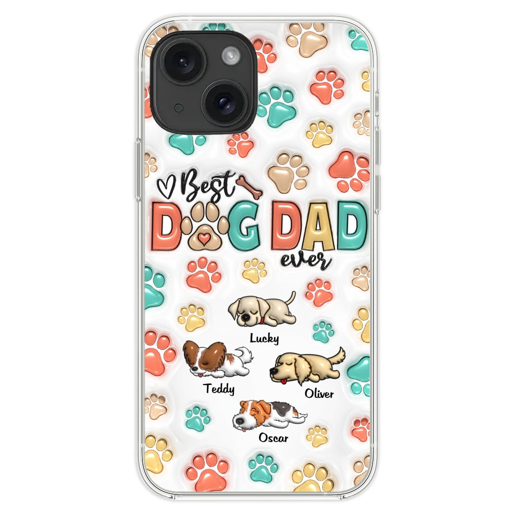 Best Fur Mom Ever! Personalized 3D Inflated Effect Custom Phone Case