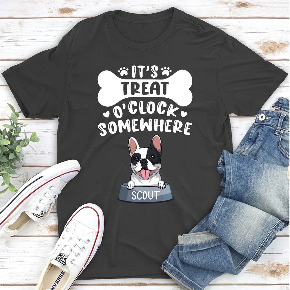 Treat O'clock - Customizable Unisex Personalized Pet Lover T-shirt