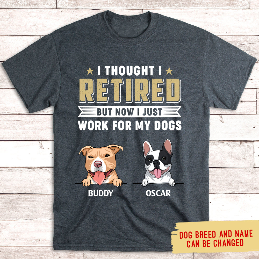 Retired in Style - Personalized Custom Unisex Pet Lover T-shirt