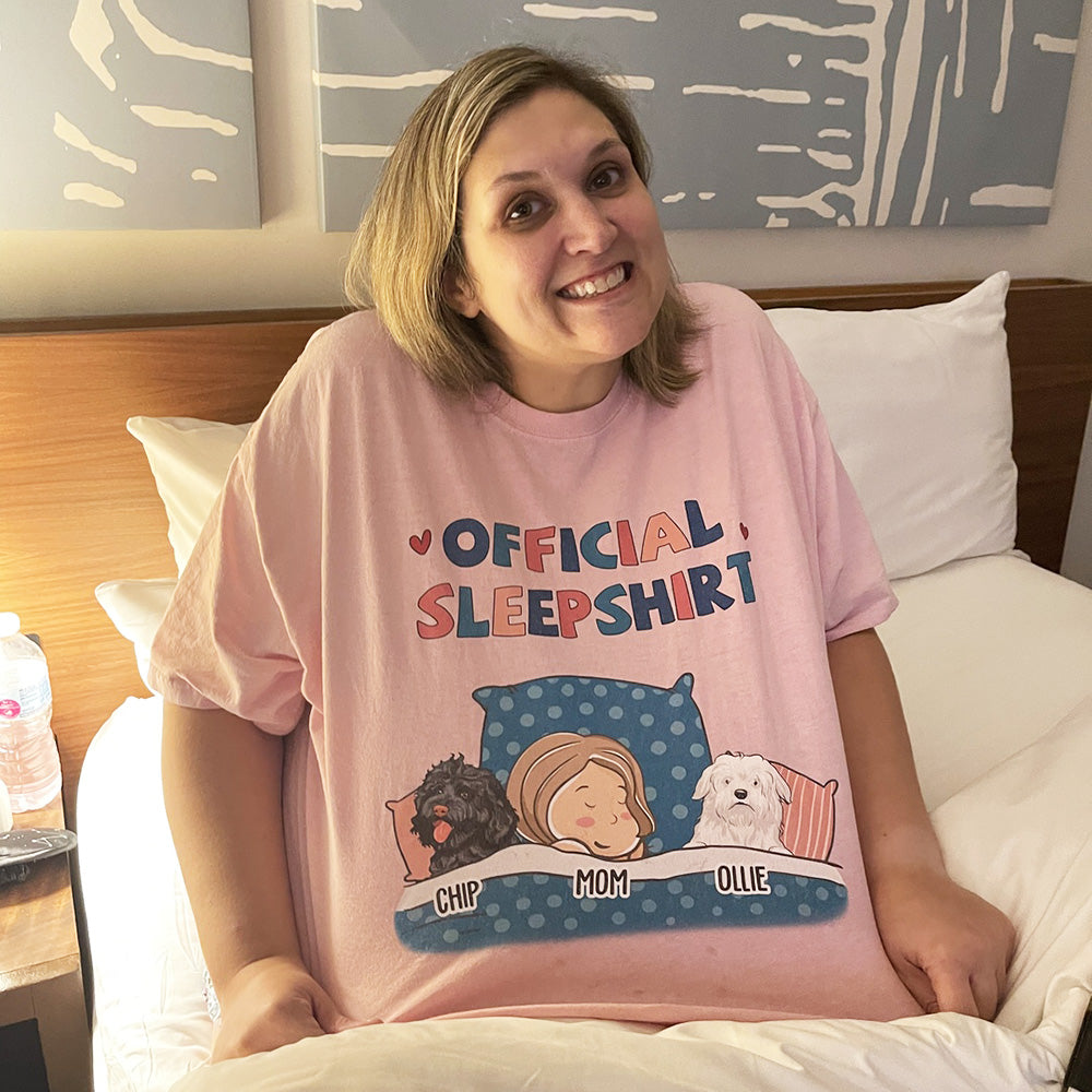 Customizable Dog Lover's Unisex Sleepshirt T-shirt
