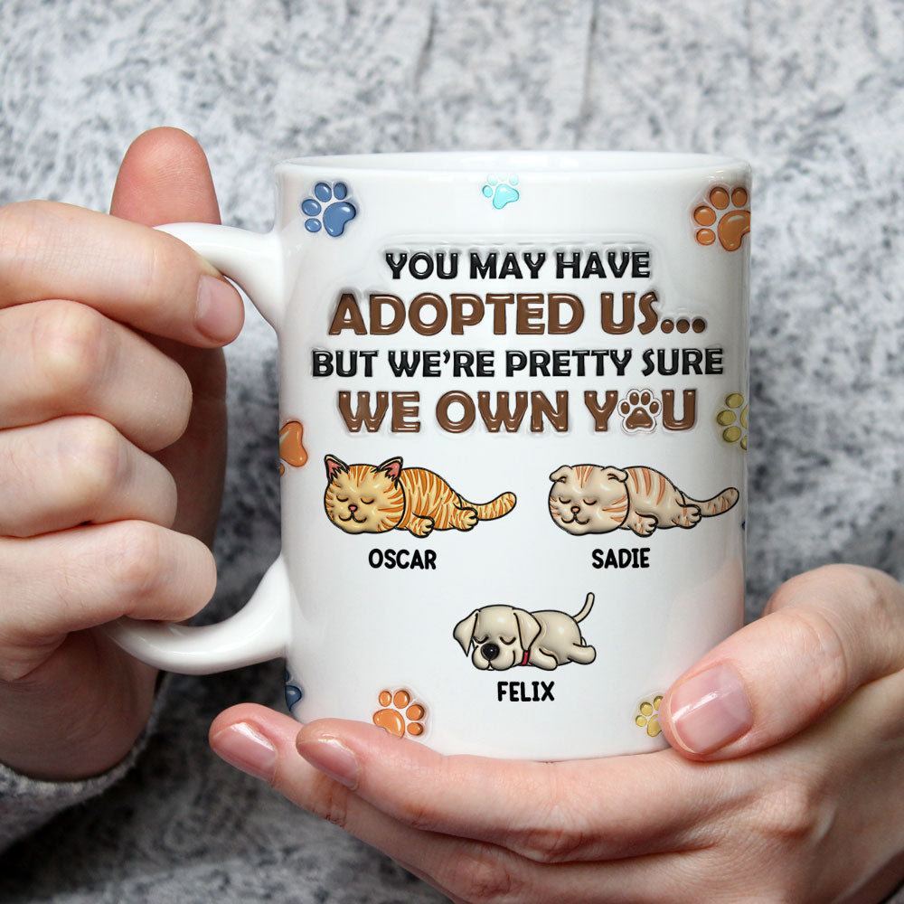 We Sure We Own You Version 2 - Stunning Personalized 3D Inflated Effect Ceramic Mug
