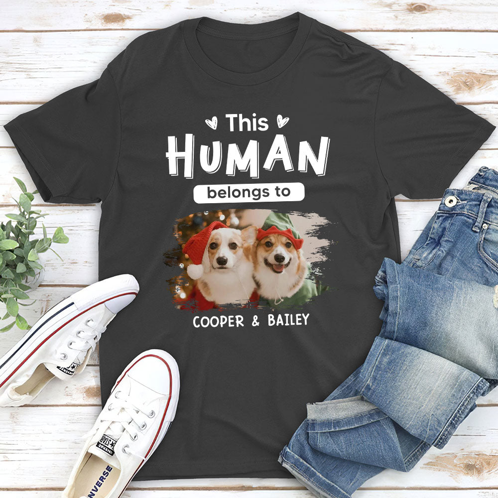 Personalized Unisex Christmas T-shirt for Pet Lovers