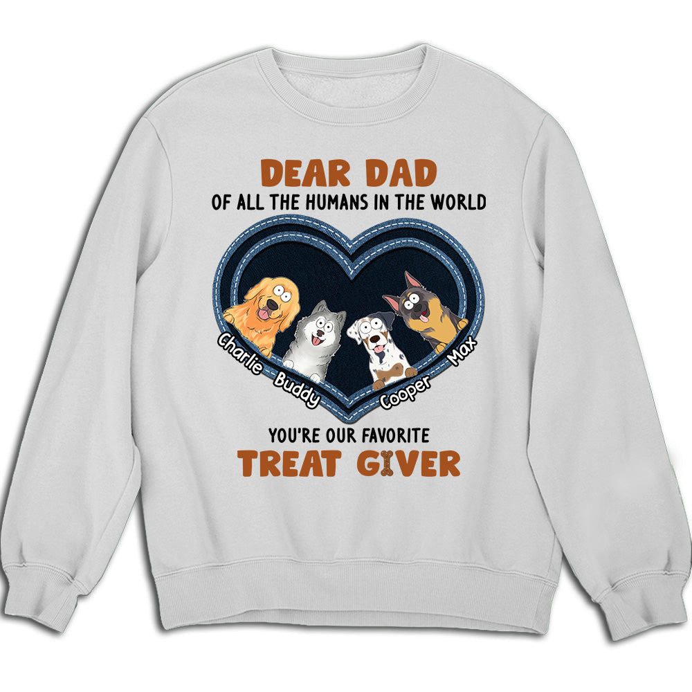 Personalized 'You're My Favorite Treat Giver' Custom Sweatshirt for Pet Lovers