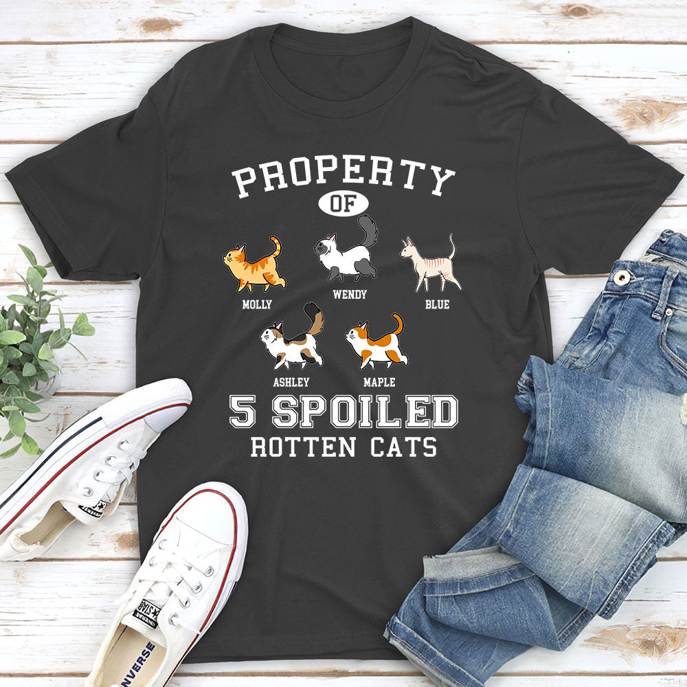 Rotten Cats Personalized Unisex Custom T - shirt: Ideal Gift for Pet Lovers