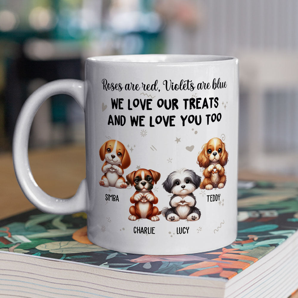 Love Treats Personalized Custom Coffee Mug - Ideal Gift for Pet Lovers
