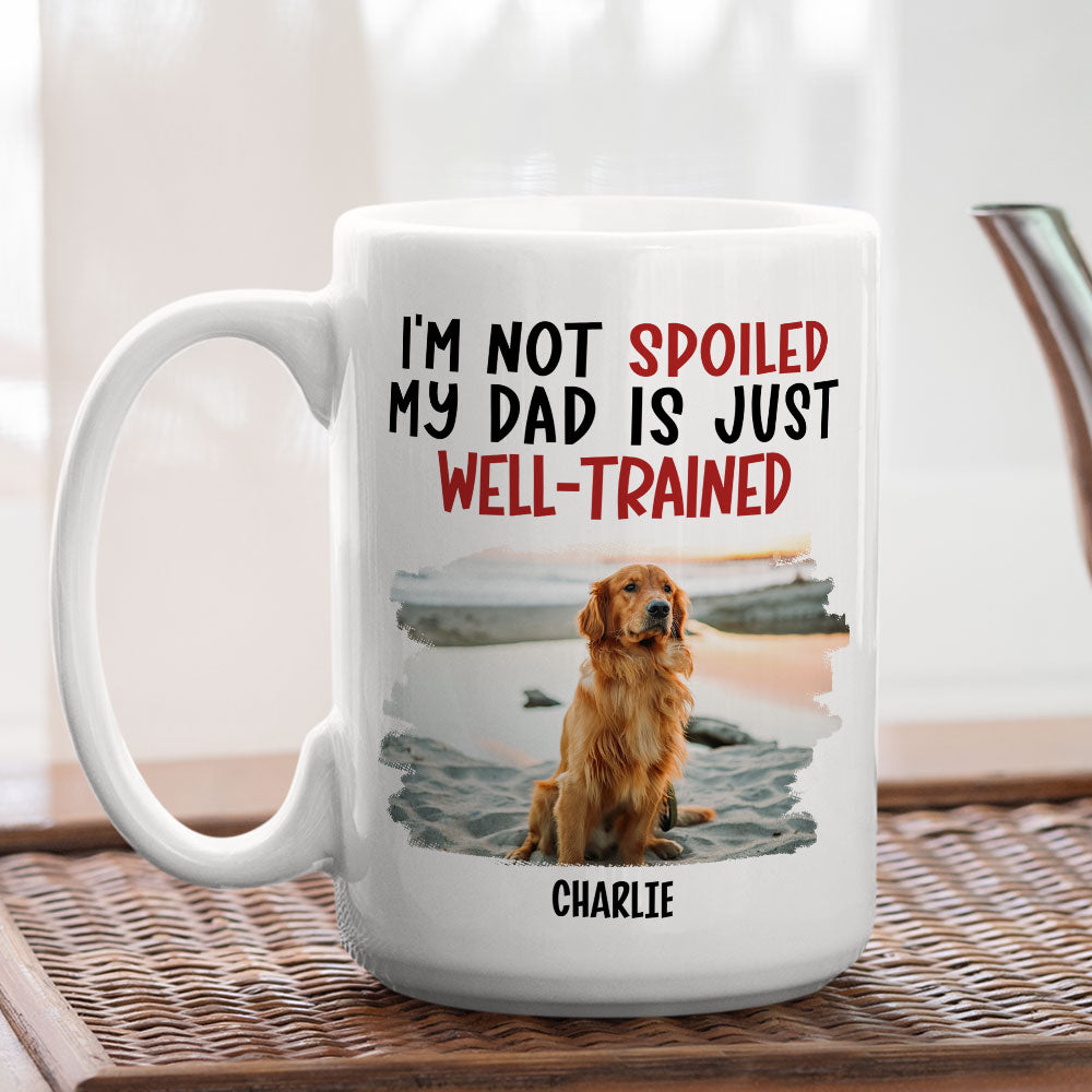 Well Trained Mom - Custom Personalized Coffee Mug for Pet Lovers