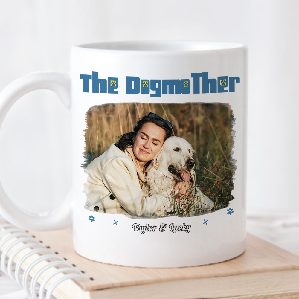 Personalized Custom 'I Am The Dogmother' Photo Coffee Mug - Ideal Gift