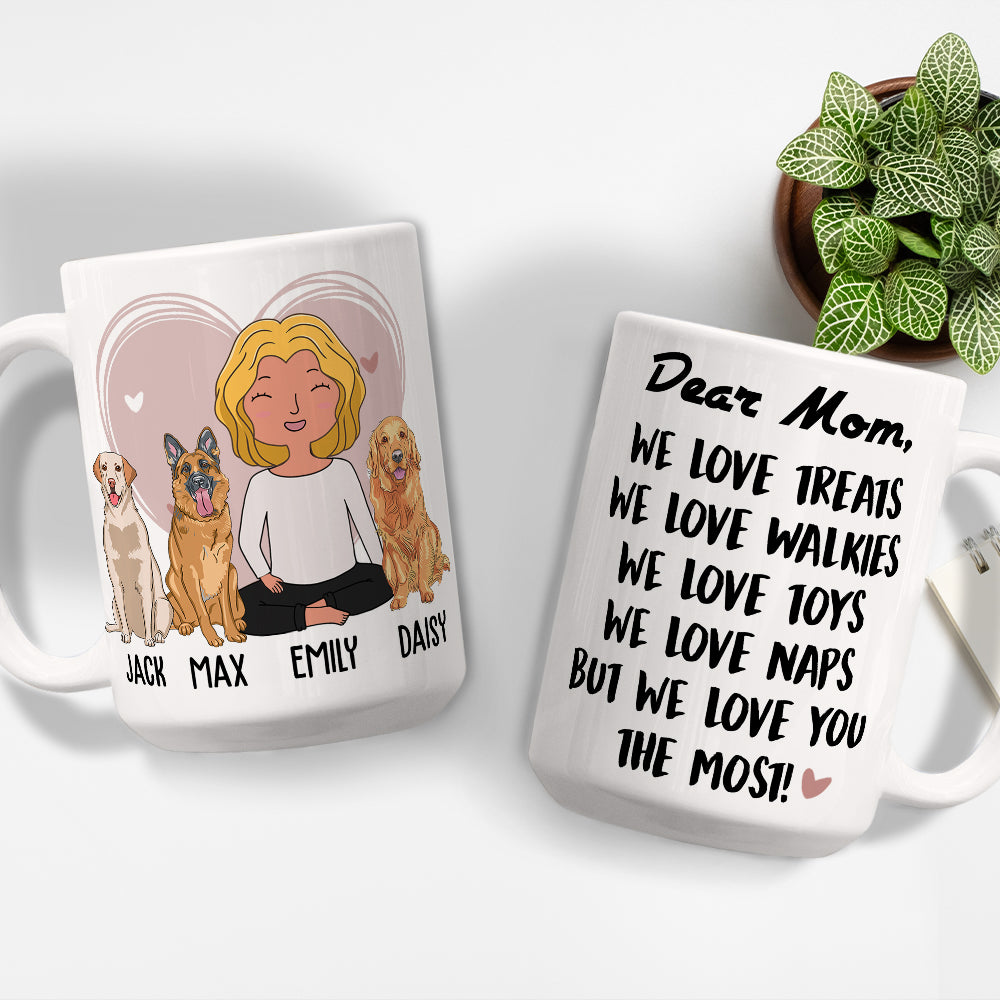 Top - Loved Personalized Custom Coffee Mug for Pet Lovers