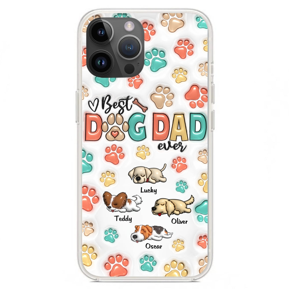 Best Fur Mom Ever! Personalized 3D Inflated Effect Custom Phone Case
