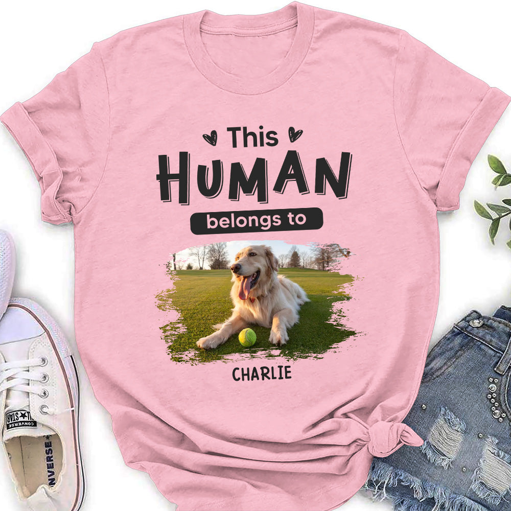Personalized Custom Women's Dog Lover T-shirt - Ideal Gift for Pet Enthusiasts