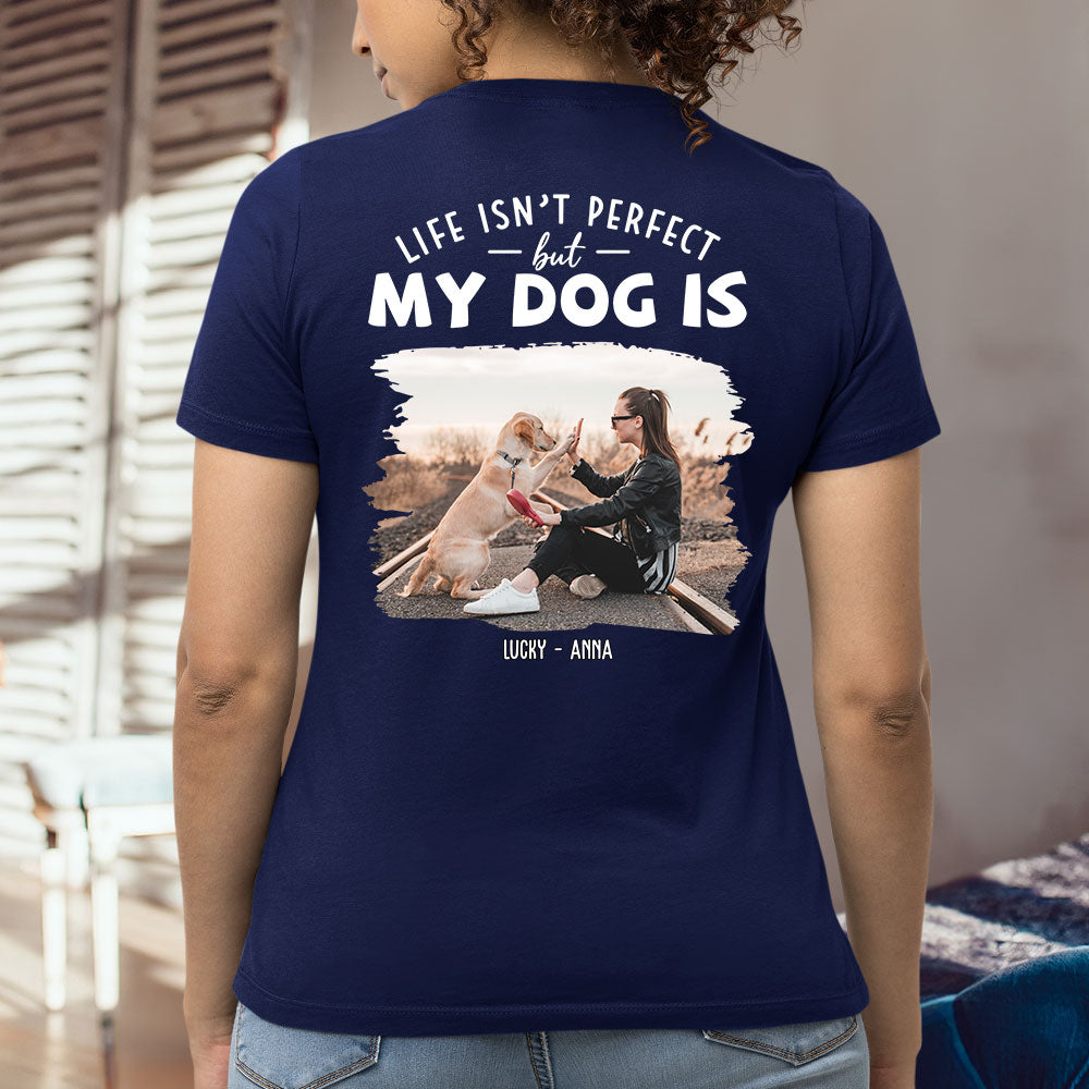 Customizable Perfect Dog and Cat Photo Personalized Women's T-shirt