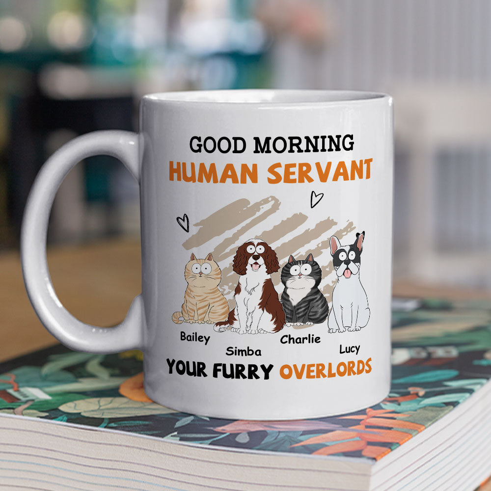 Good Morning Version 2 - Customized Personalized Coffee Mug for Pet Lovers