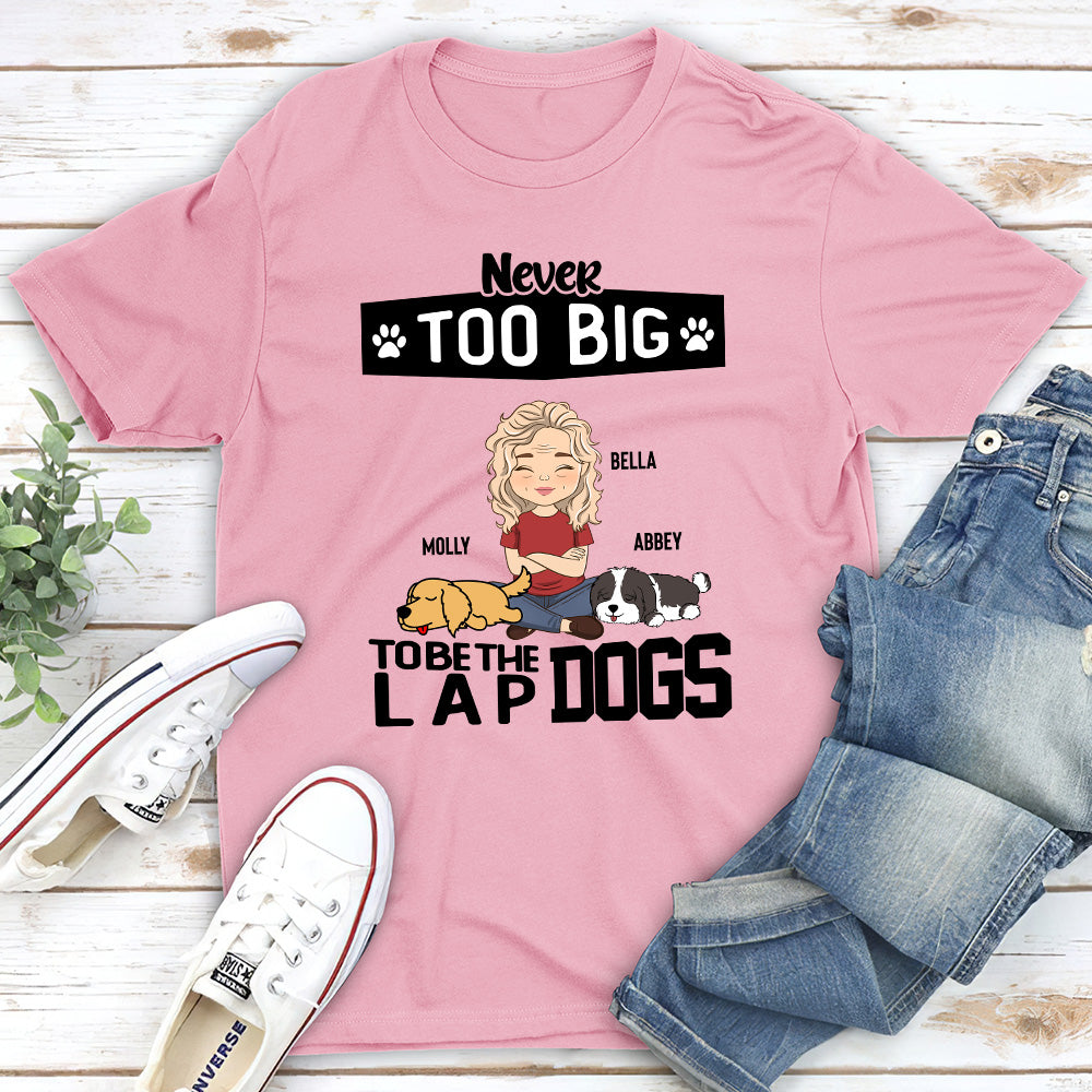 Lap Dog Personalized Custom Unisex T-shirt - Ideal Gift for Pet Lovers