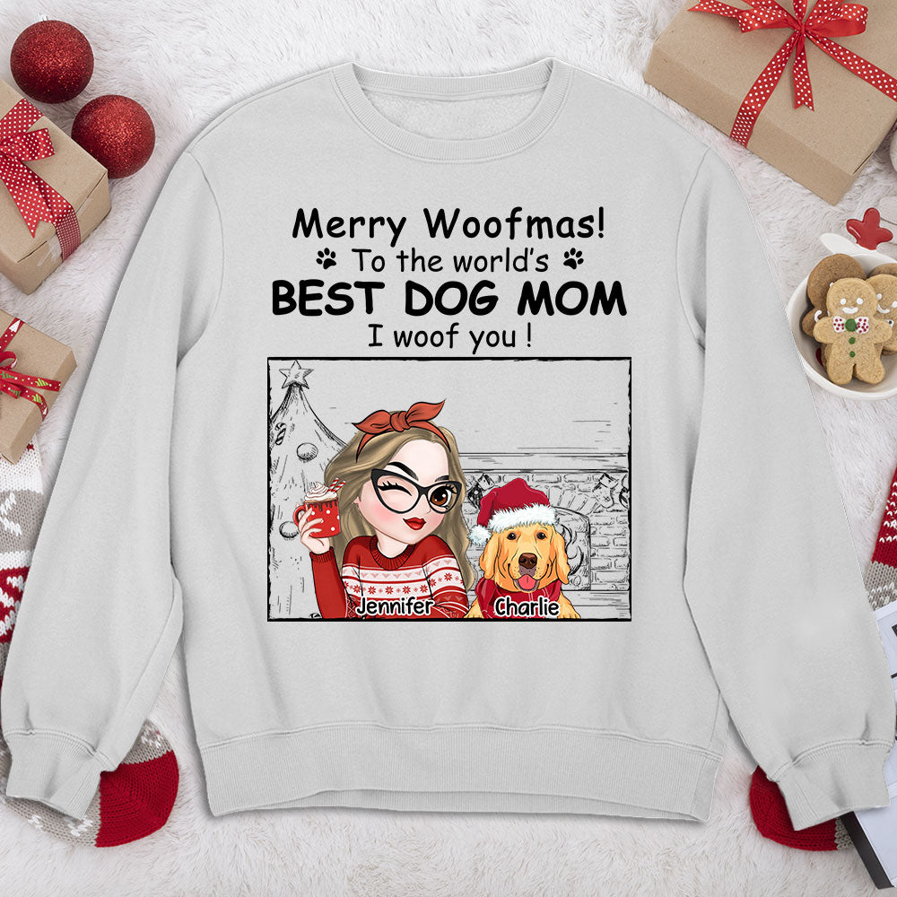Top - Selling Personalized Christmas Sweatshirt for Dog Moms