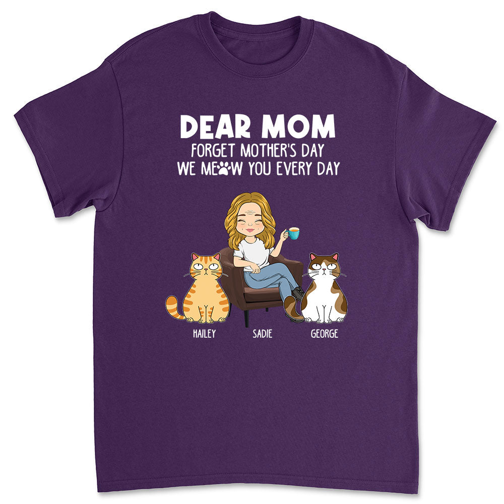 Daily Meow - Personalized Custom Unisex Pet Lover T-shirt