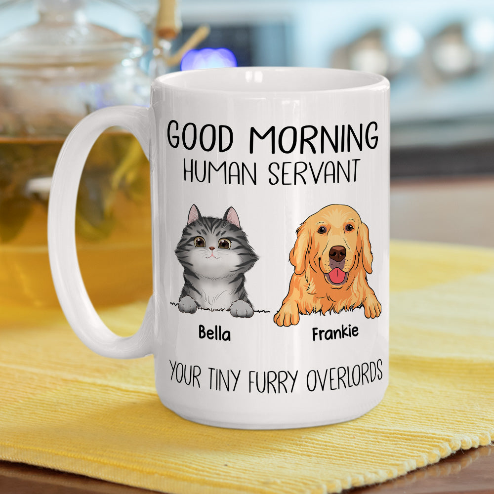 Good Morning Personalized Pet - Themed Custom Coffee Mug for a Vigorous Start