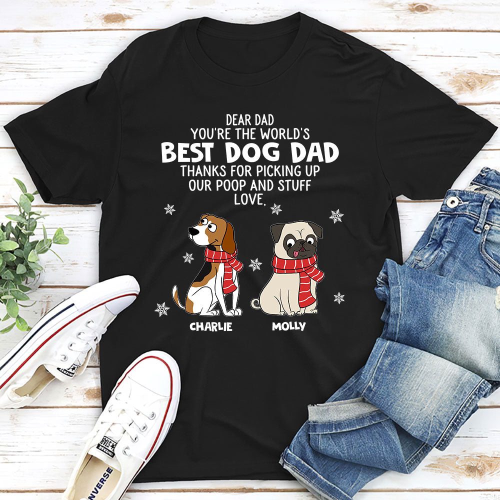 Dear My Mom Dad - Personalized Custom Unisex Pet Lover T-shirt