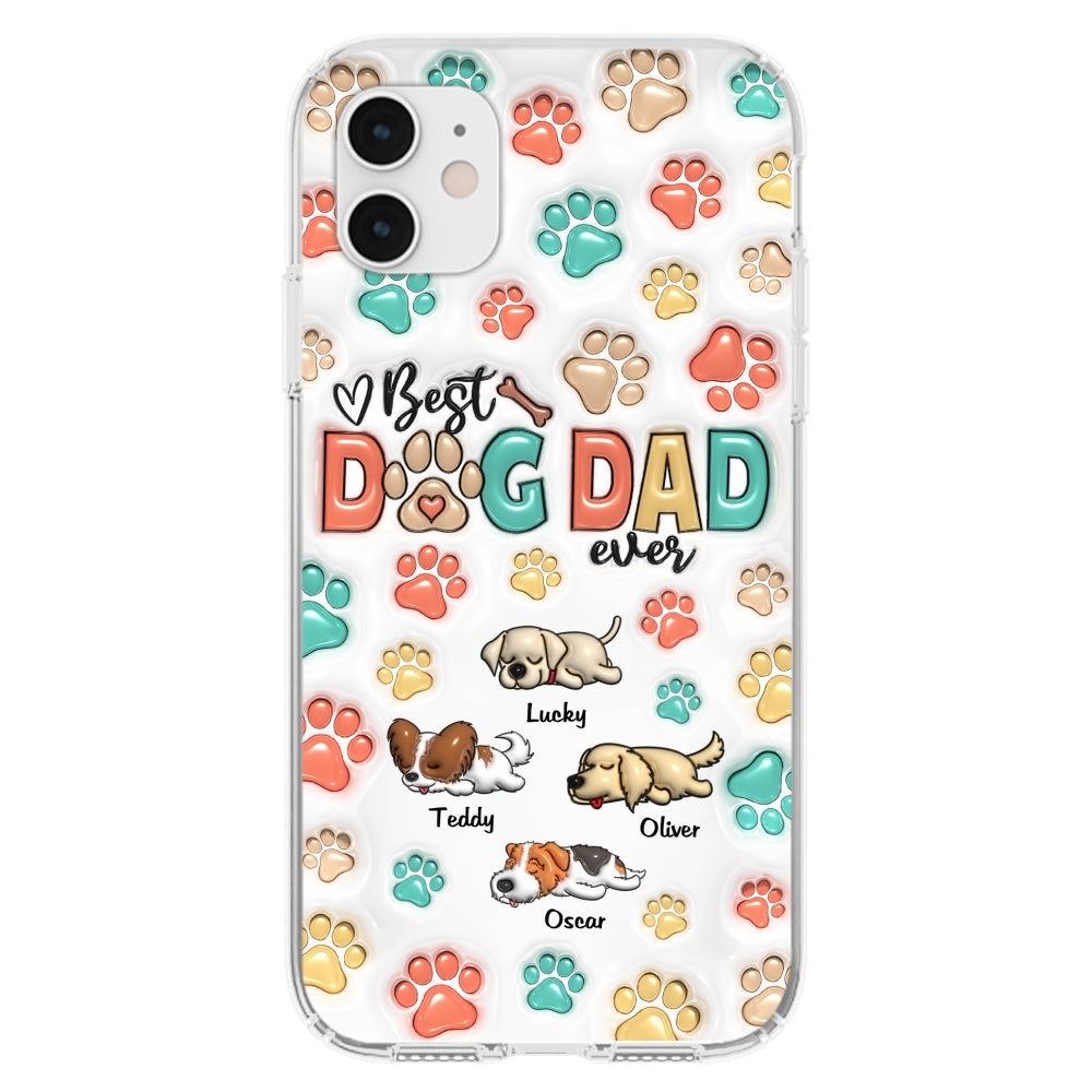 Best Fur Mom Ever! Personalized 3D Inflated Effect Custom Phone Case