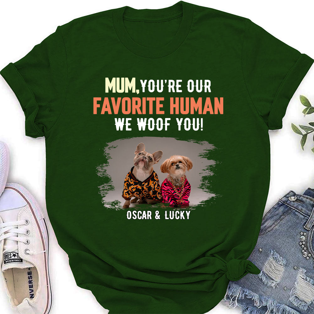Fall Head Over Tail - Customizable Personalized Women's Pet Lover T-shirt