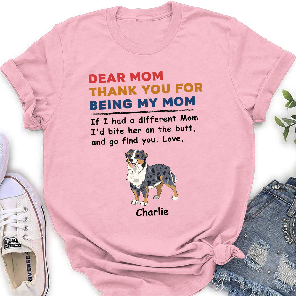 Personalized Custom Women's 'Dogs Bite You' T-shirt - Ideal Gift for Pet Lovers