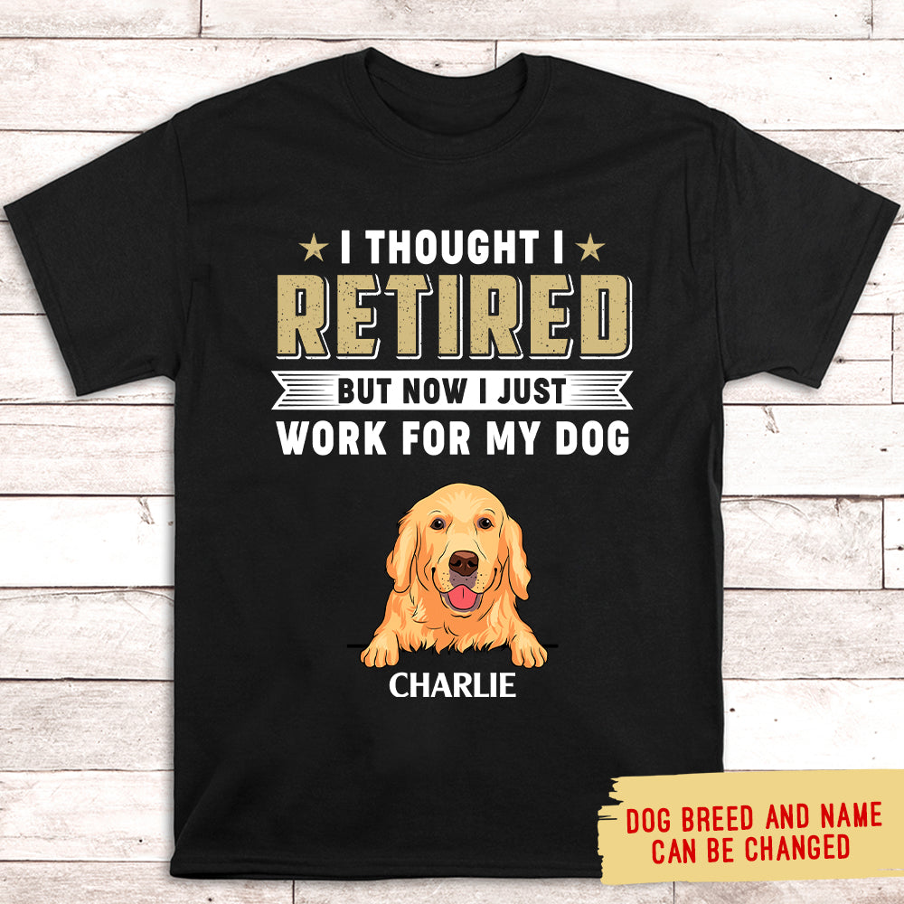 Retired in Style - Personalized Custom Unisex Pet Lover T-shirt