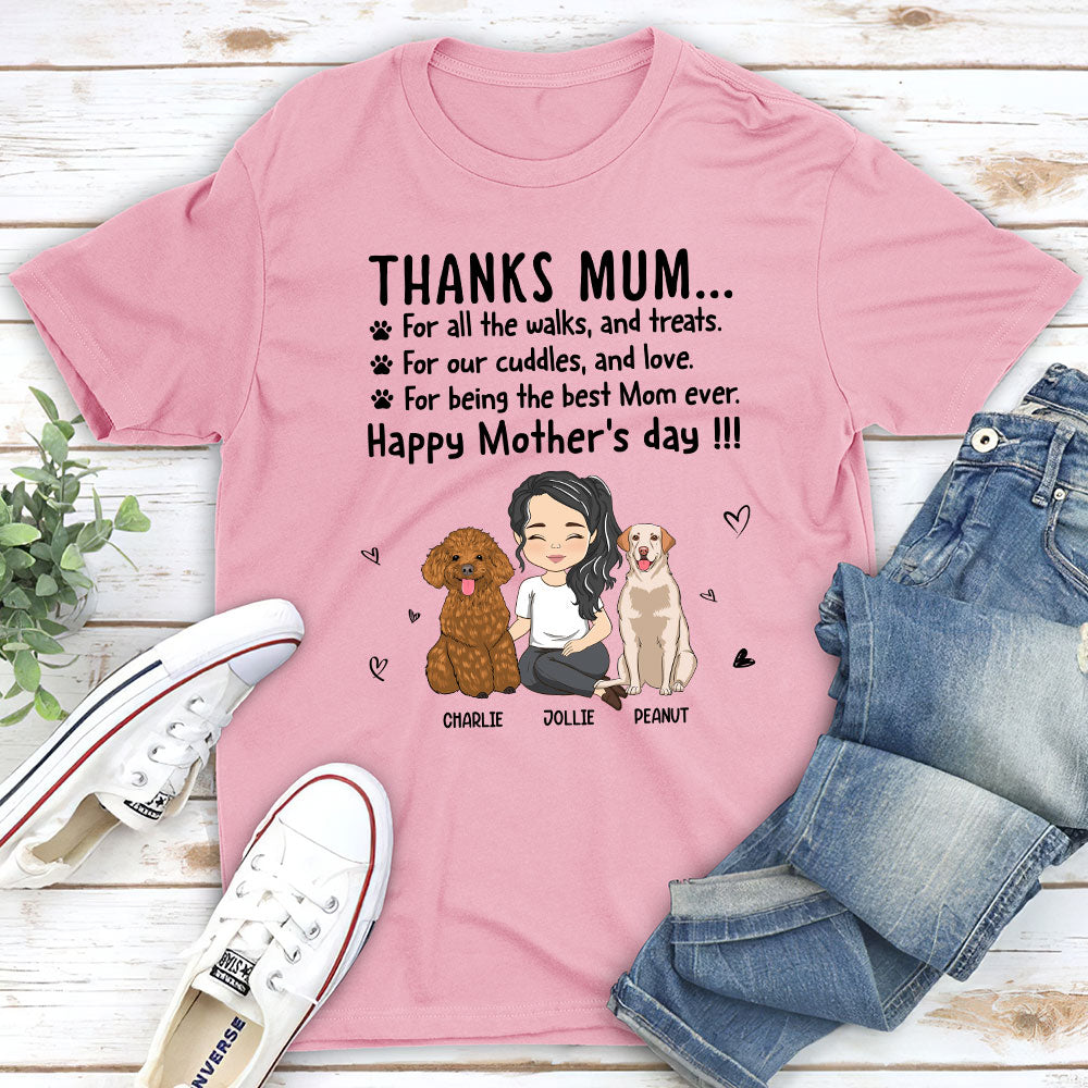Thanks Mom - Customizable Premium Personalized T-shirt for Pet Lovers