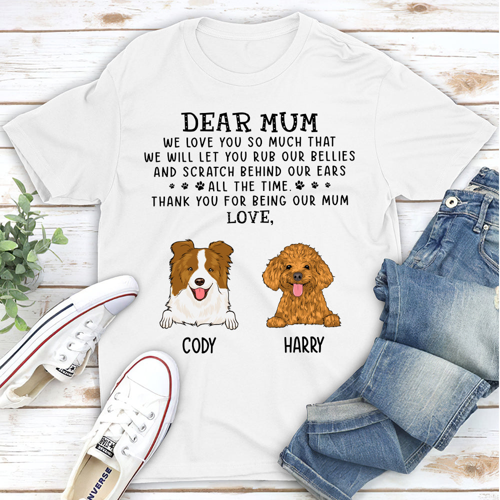Personalized Custom Unisex 'Love You So Much' Pet Lover T-shirt