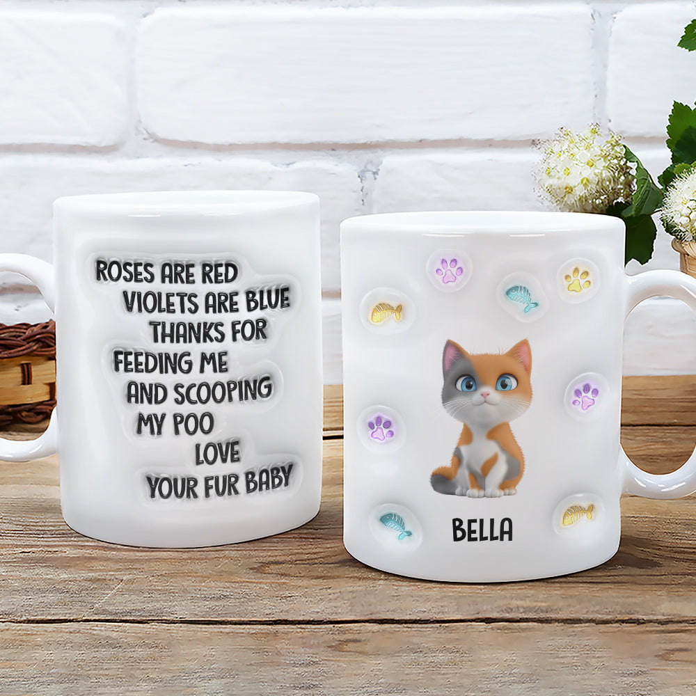 Personalized 3D Inflated Effect Custom Mug: Ideal for Any Beverage