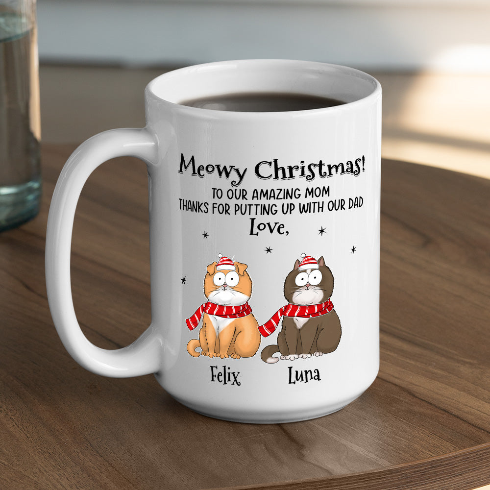 Personalized Christmas Dog Coffee Mug - Ideal Gift for Pet Lovers