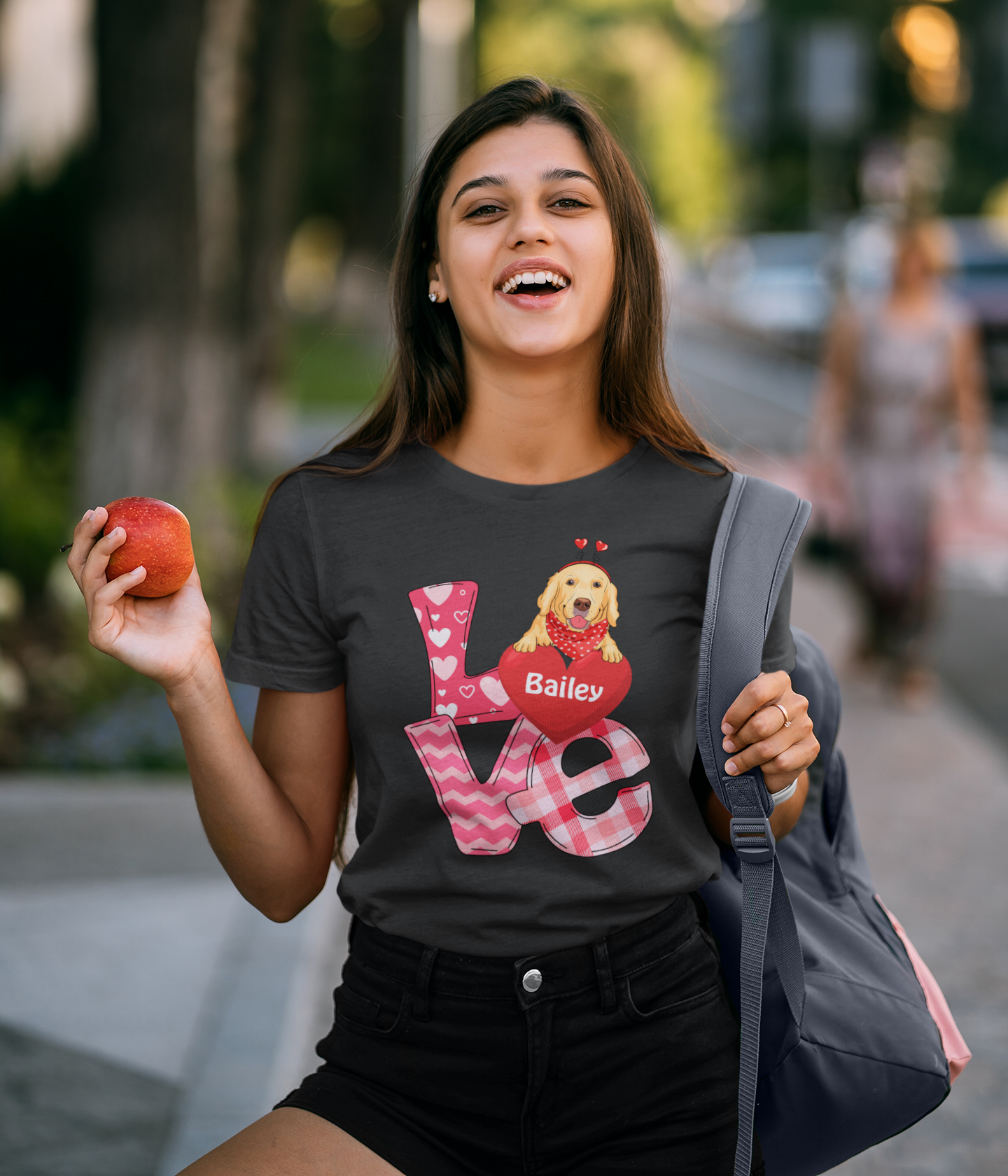Love Valentine - Customizable Unisex Personalized T-shirt for Pet Lovers