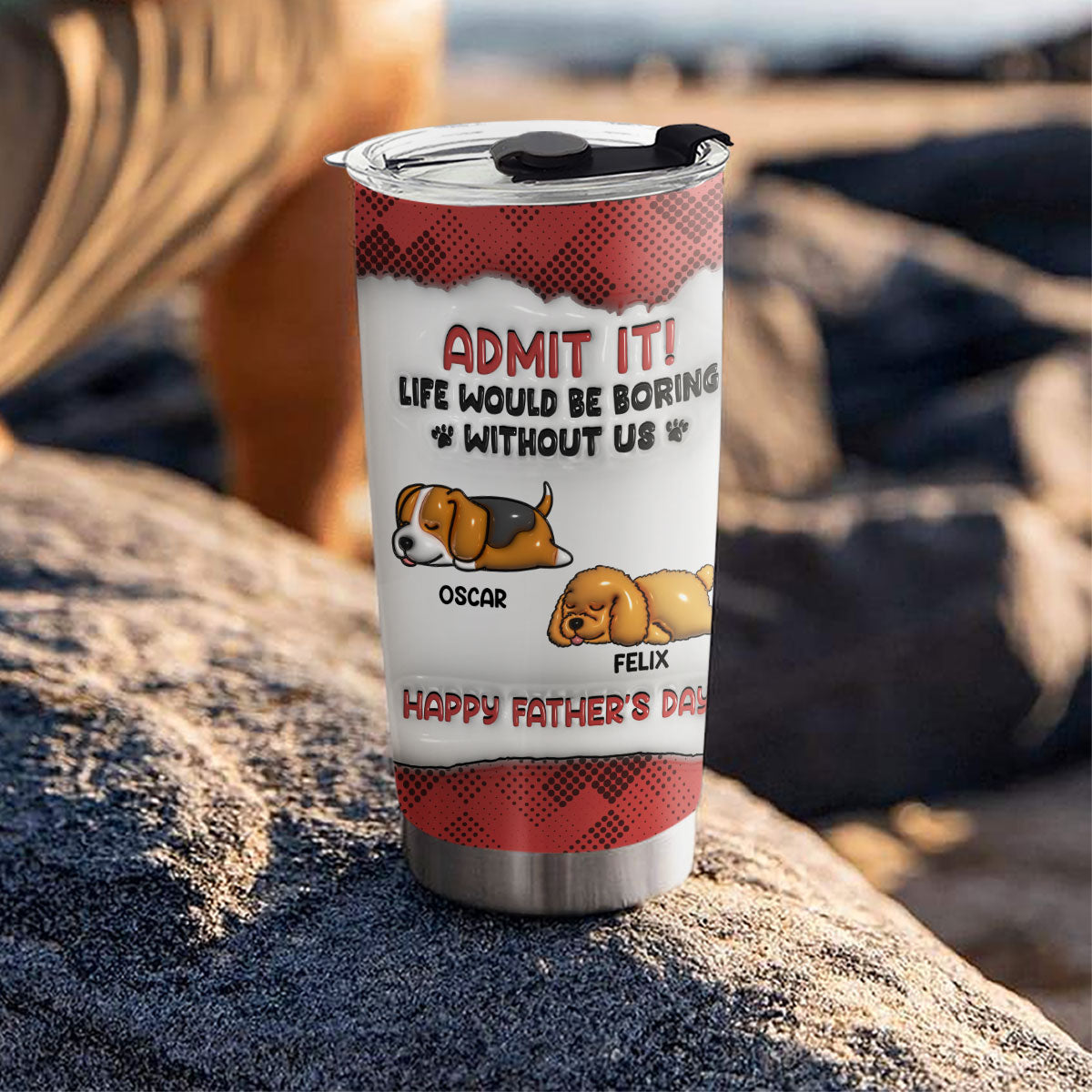 Personalized 3D Inflated Effect Custom Tumbler - Ideal for All Occasions