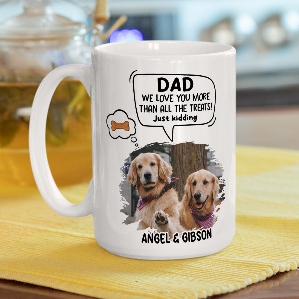 Just Kidding - Customizable Personalized Coffee Mug for Pet Lovers