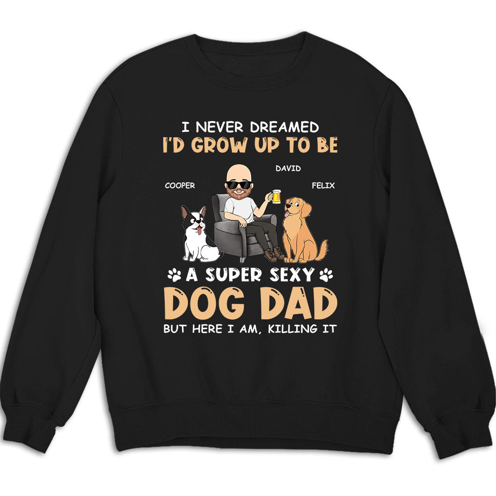 Customizable Sexy Dog Parents Sweatshirt - Ideal Gift for Pet Lovers