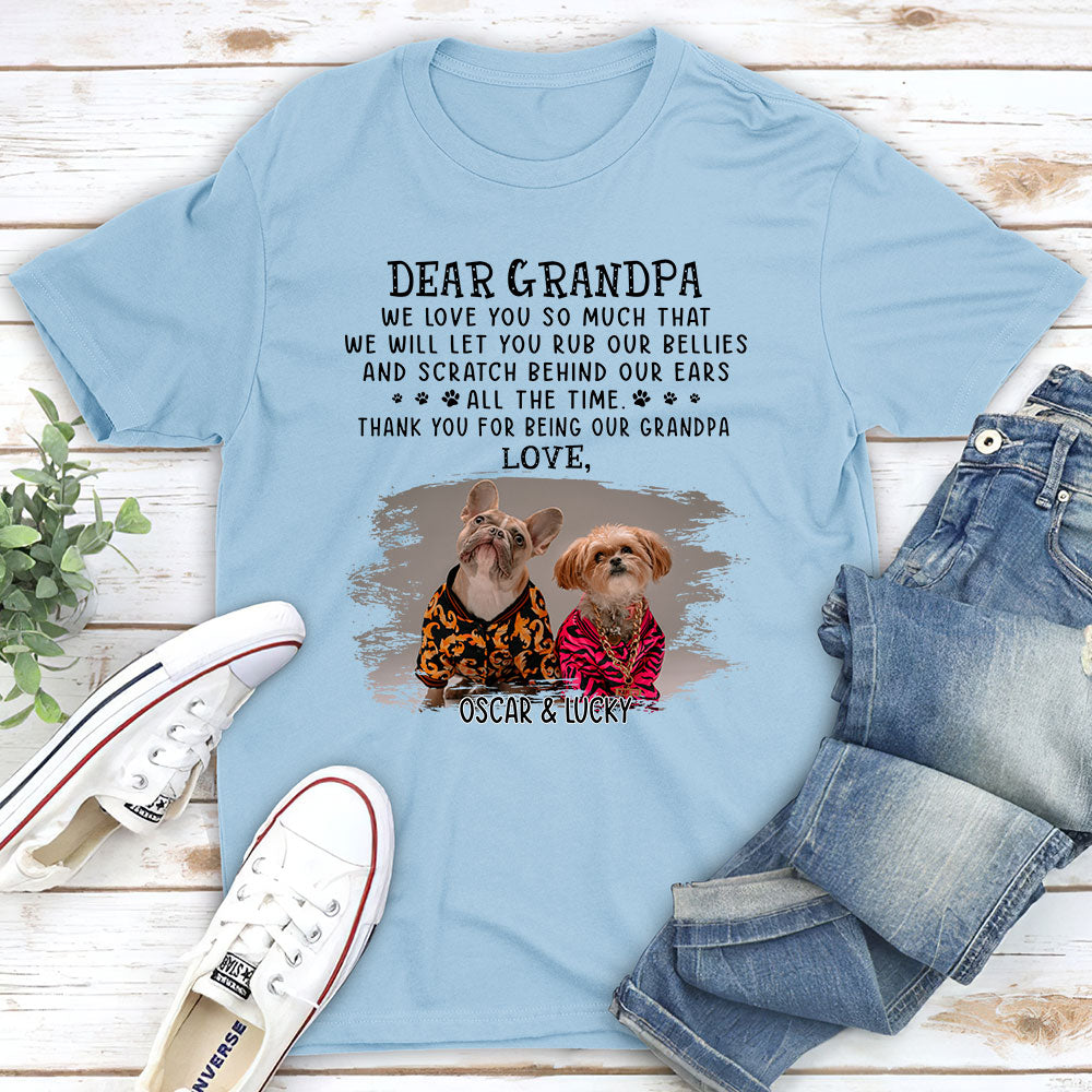 Personalized Custom Unisex 'Love So Much' Pet Photo T-shirt